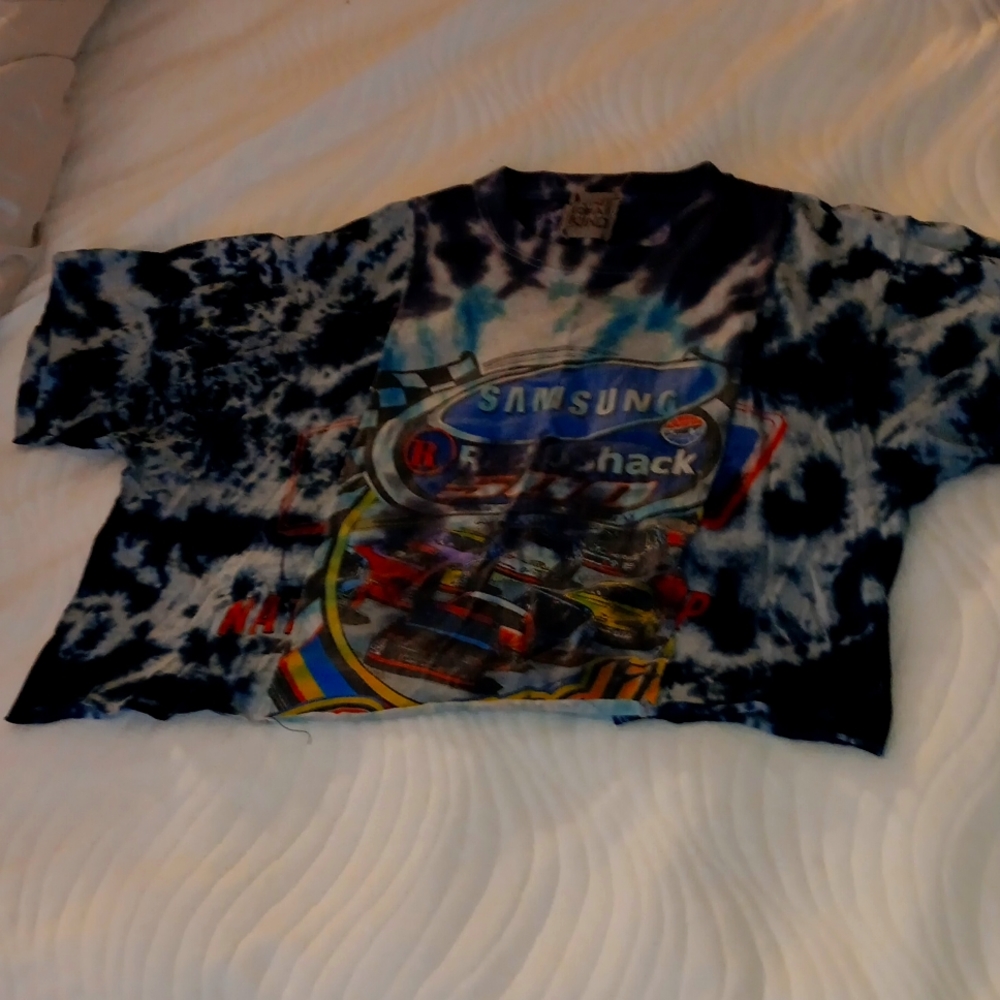 Furst of a kind moto speedway crop tee